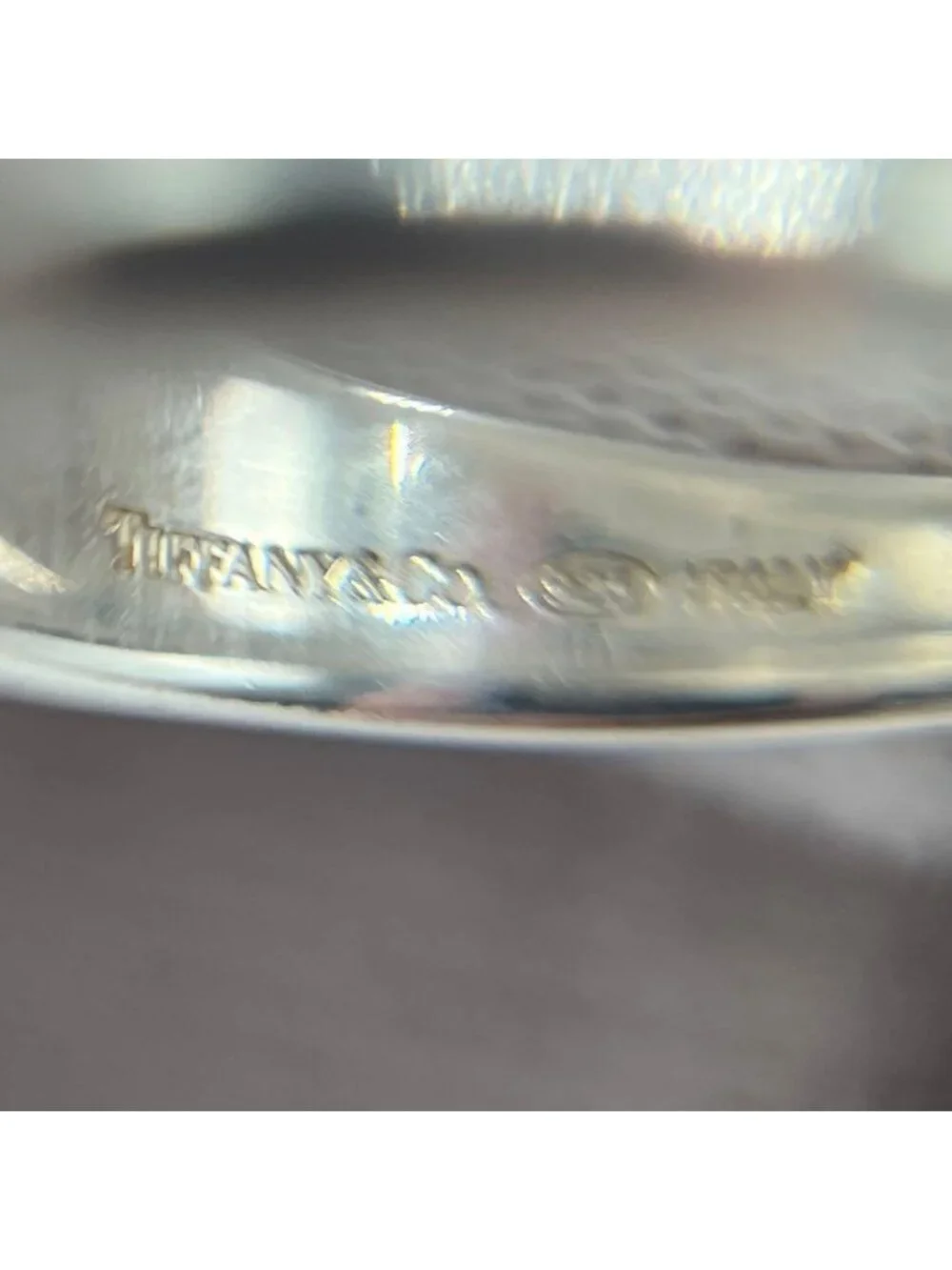 Tiffany & Co Diagonal Ring Vintage